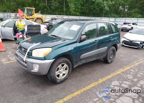 2003 Toyota Rav4 из США, поврежденный, VIN JTEHH20V930198628